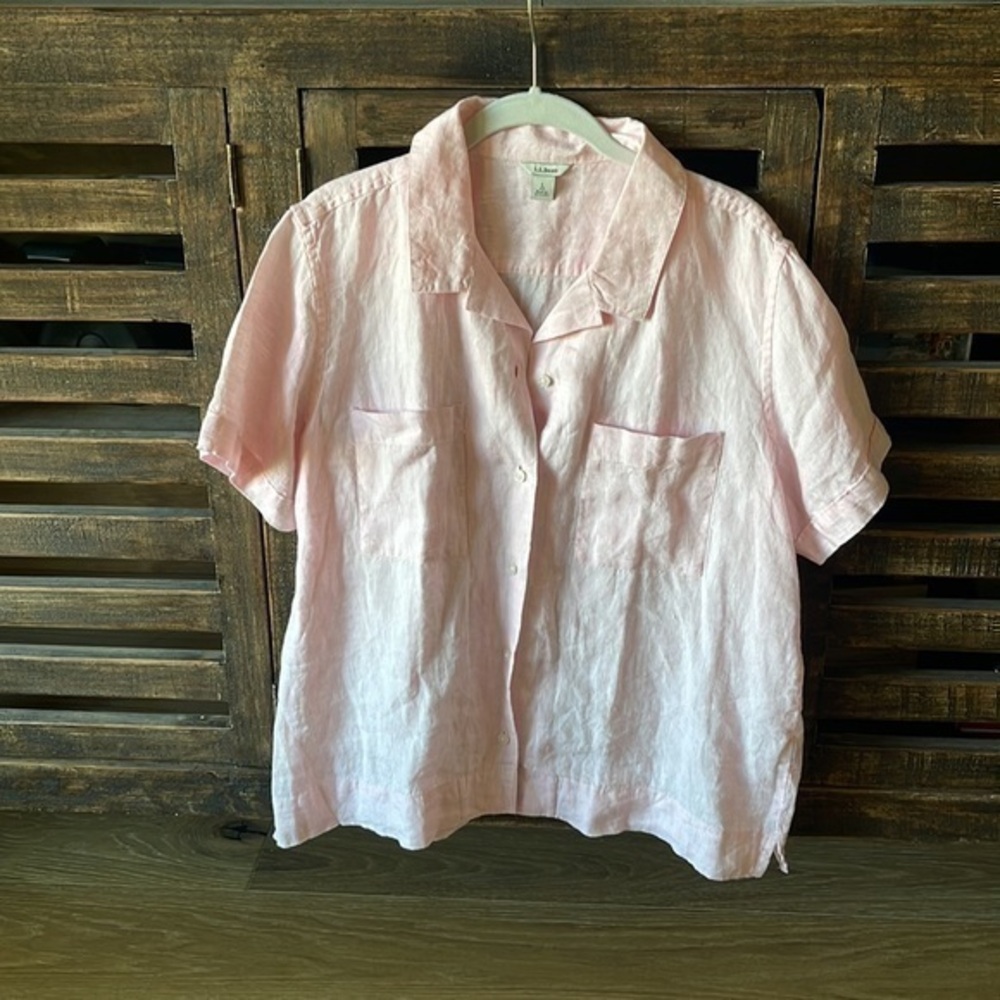 L.L. Bean | 100% linen shirt